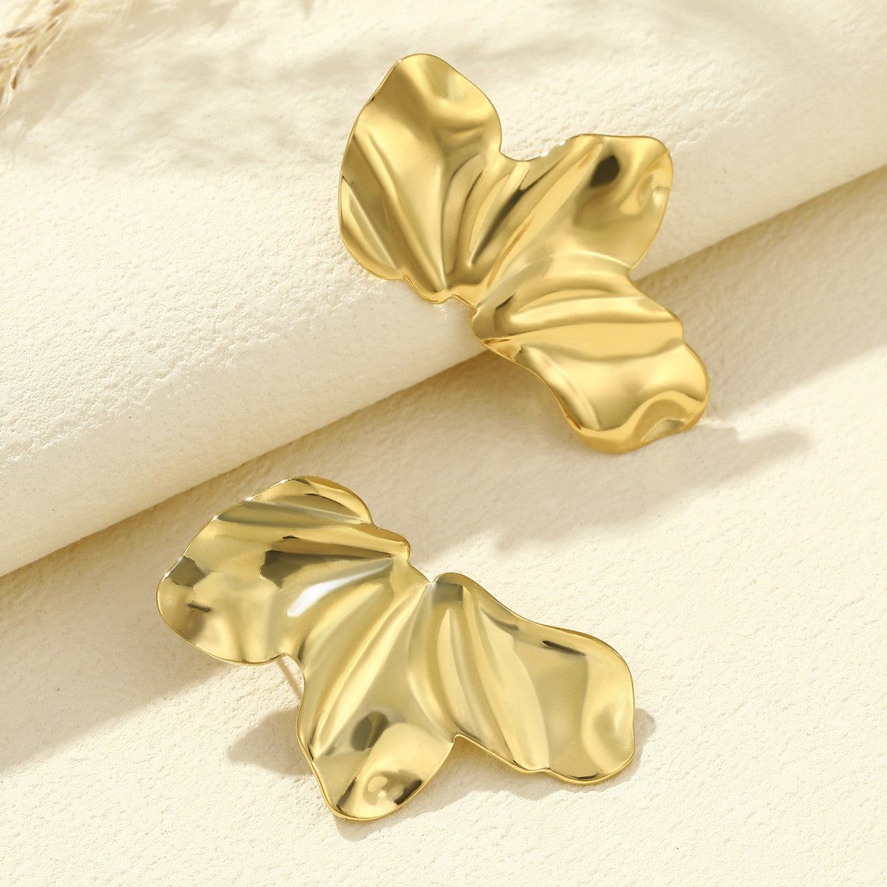 Statement Ohrringe Golden Flow