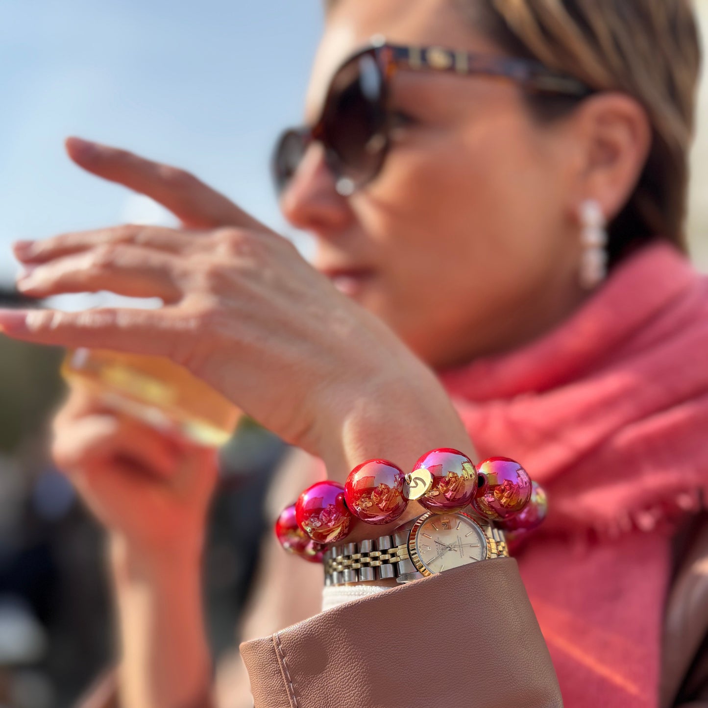 Armband Glow Pink