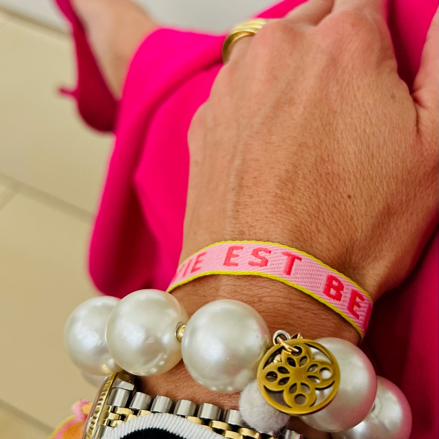 Statement Armband Canvas